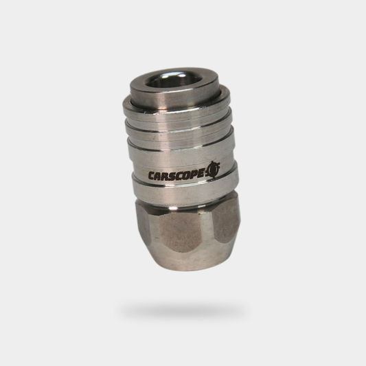 Push-Lock 1/4" Quick Disconnect Coupler - Female (Stainless Steel)