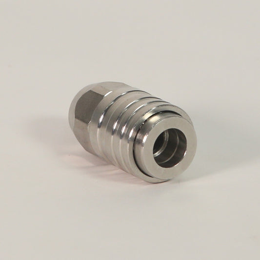 Push-Lock 1/4" Quick Disconnect Coupler - Female (Stainless Steel)