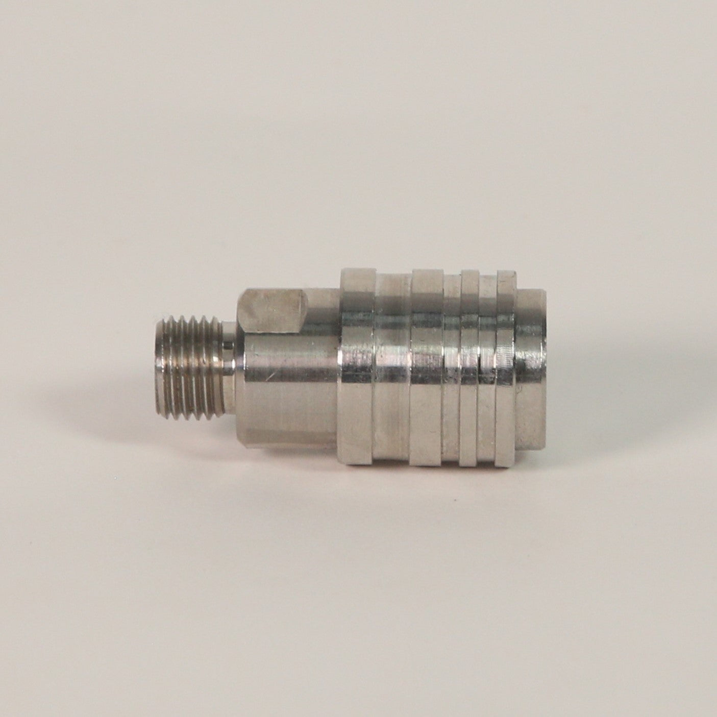 Push-Lock 1/4" Quick Disconnect Coupler - Male (Stainless Steel)