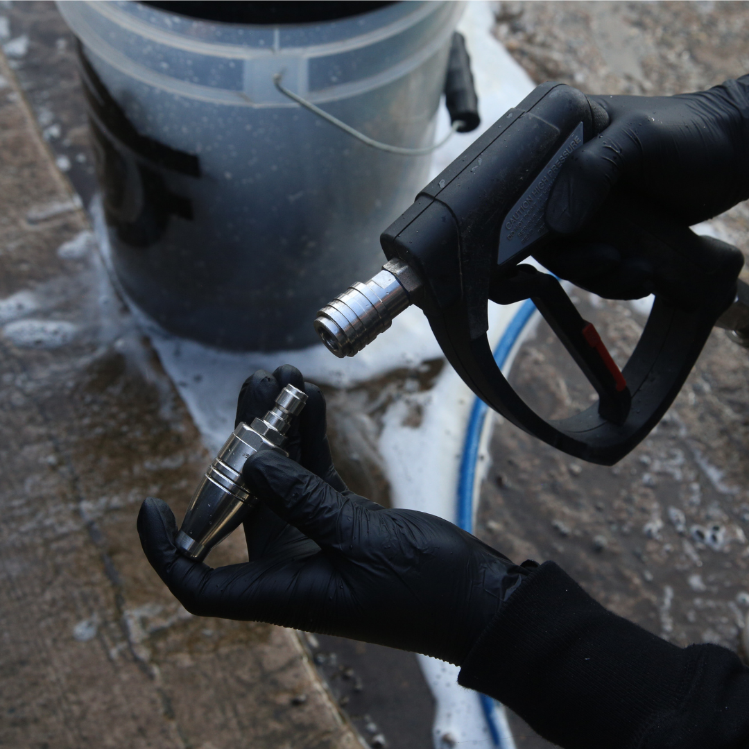 Stainless Steel Turbo Nozzle - Rotating Power Jet
