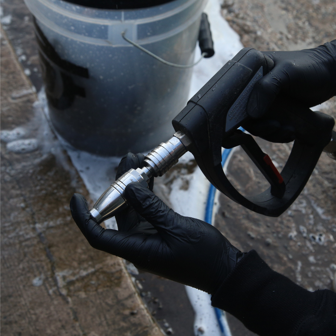 Stainless Steel Turbo Nozzle - Rotating Power Jet
