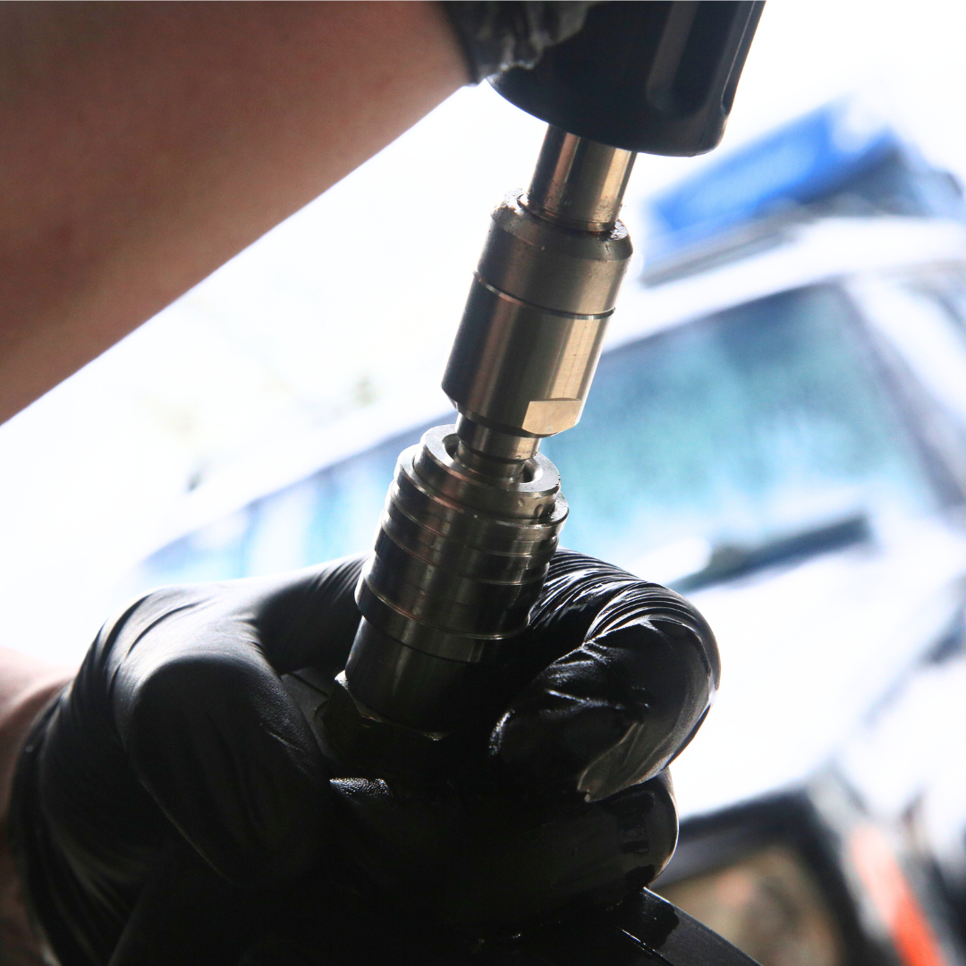 Push-Lock Swivel Pressure Washer Wand - 360° Rotation (Stainless Steel)